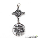 Colgante Plata Doble Protección 47x22mm