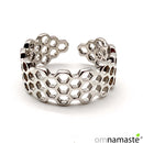 Anillo plata rejilla (diámetro interior 17mm)