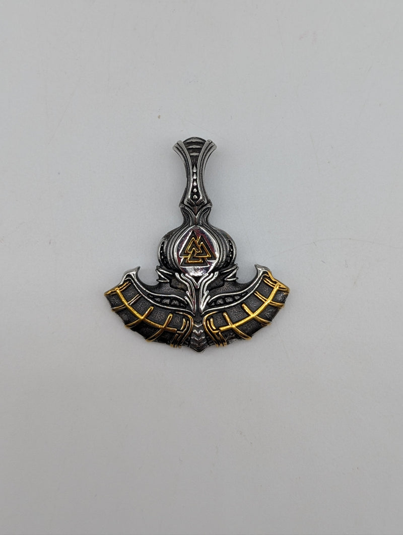 COLGANTE DE ACERO DE TITANIO DRAKAR 51 X 43 MM