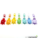 Llavero de tortuga de la suerte y protección