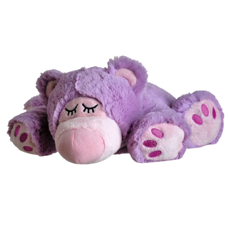 Peluche Térmico Oso Dormilón Púrpura