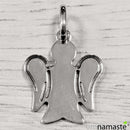 Colgante plata ángel plano (2x1.7 cm)