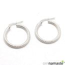 Pendientes Plata Aros Facetados