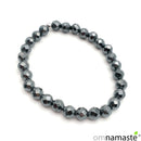 Pulsera Hematite Facetada Bola 6mm