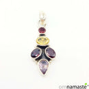 Colgante Plata y Minerales