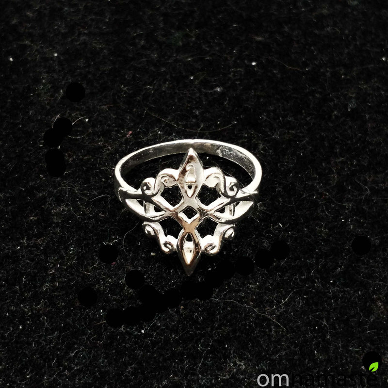 Anillo de plata Nudo de Brujas - Talla 17