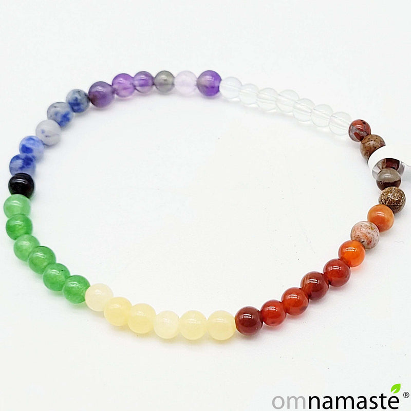 Pulsera 7 Chakras Bola 4 mm