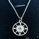 Gargantilla acero Rosa de los Vientos