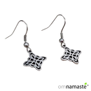 pendientes nudo de bruja acero mod 3