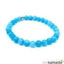 Pulsera Aguamarina bola 6mm
