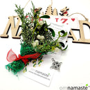 Ramillete Muérdago con nudo de brujas