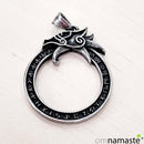 Colgante Acero Círculo Vikingo 47x38mm