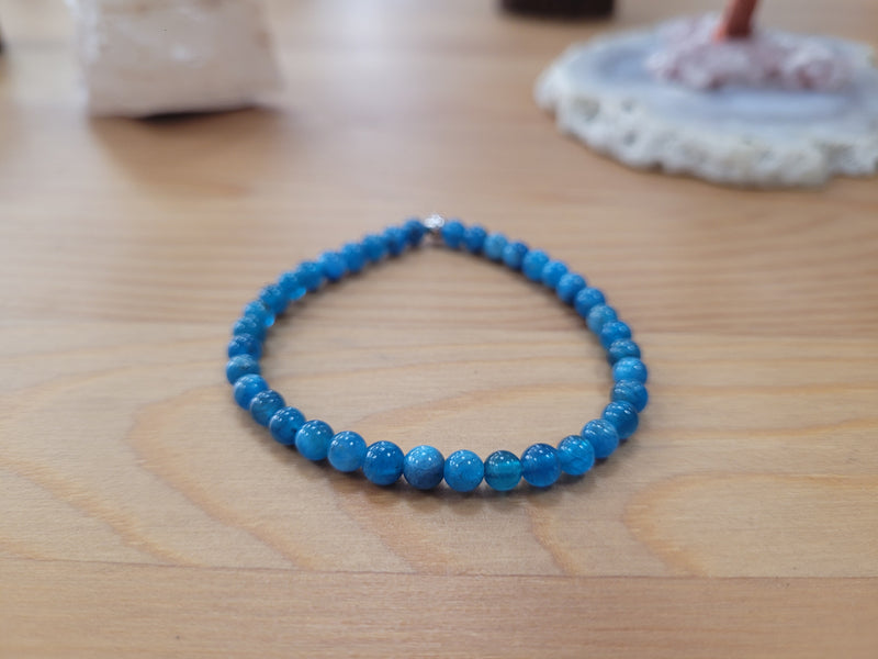 Pulsera apatita bola 4mm