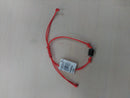 Pulsera Turmalina macramé rojo