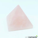 pirámide cuarzo rosa 4x4cm aprox