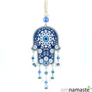 Colgante Mano Fátima y Ojo Turco