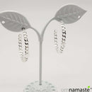 Pendientes Aro de plata Sol y Luna