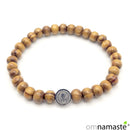 Pulsera Madera de Pino con San Benito