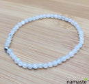Pulsera Piedra Luna Bola 4mm