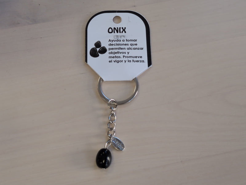 Llavero con ónix y propósito
