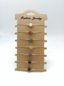 Pulsera cordon mineral surtido