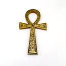 Cruz ansada o llave de la vida de 16cm con lapislazuli