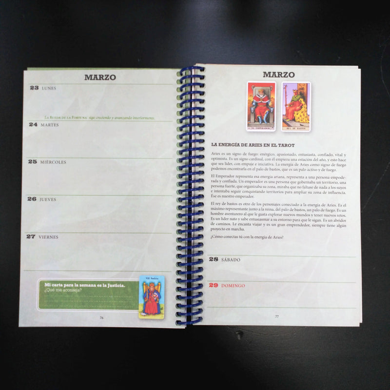 Agenda del Tarot 2026, Especial Copas