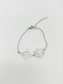 Pulsera acero doble protección