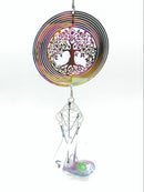 Móvil de acero Árbol de la vida con tubos