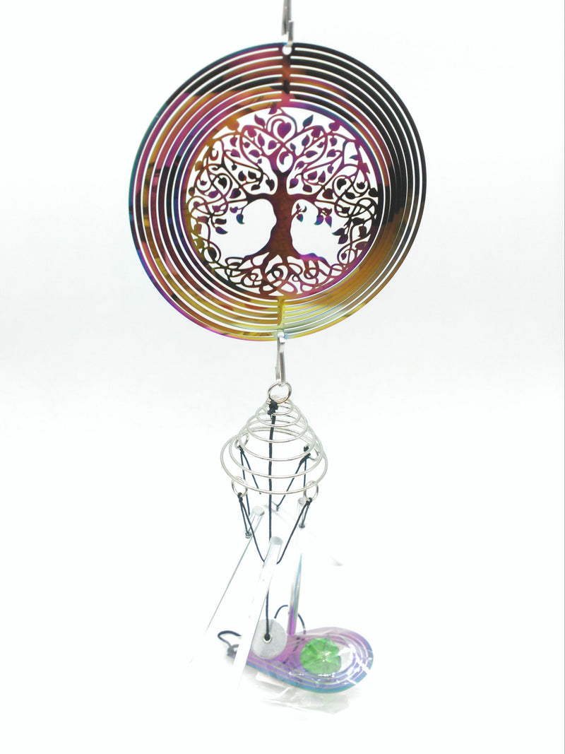 Móvil de acero Árbol de la vida con tubos