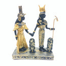 Figura Resina Osiris e Isis de pie 14cm