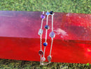 pulsera plata mineral varios triple