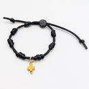 pulsera 7 nudos cruz de hematite colores surtidos