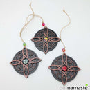 Colgante nudo de bruja para protección del hogar 9x9cm
