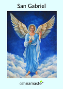 Estampa San Gabriel 9x13cm