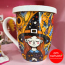 Taza bruja con tapa y filtro 300ml