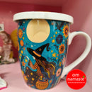 Taza bruja con tapa y filtro 300ml