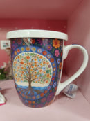 Taza Árbol de la Vida tapa y filtro 300ml