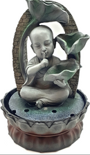 Fuente de resina Silent Monk 29cm