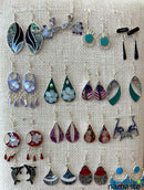 Pendientes nácar grandes