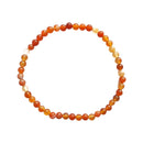 Pulsera cornalina bola 4mm