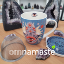 Taza de porcelana mano de fatima