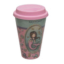 Vaso bambú con tapa de silicona en caja de Gorjuss 'So Nice To Sea You'