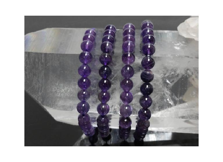 Pulsera bola 6mm Amatista