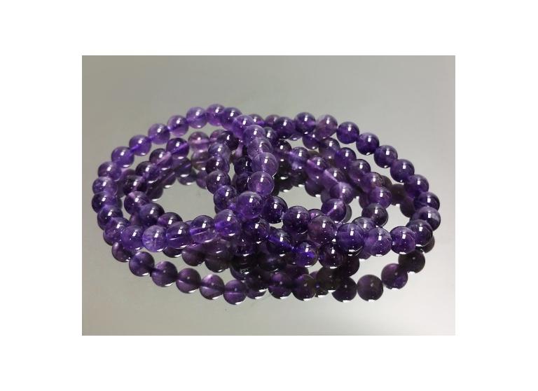 Pulsera bola 6mm Amatista