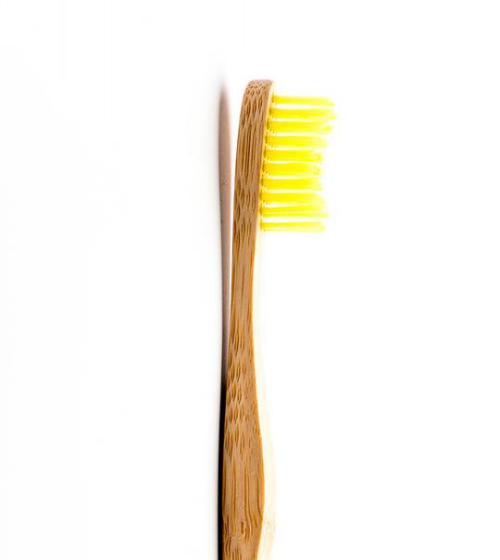 Cepillo de Dientes Bambú Adulto Amarillo