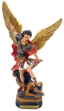 Estatua de resina de San Miguel Arcángel 20cm
