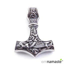 Colgante Acero Martillo de Thor 40x28mm