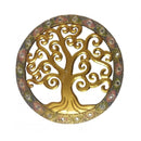 Colgador dorado árbol de vida 30cm