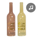 Botella Musical Led Navidad